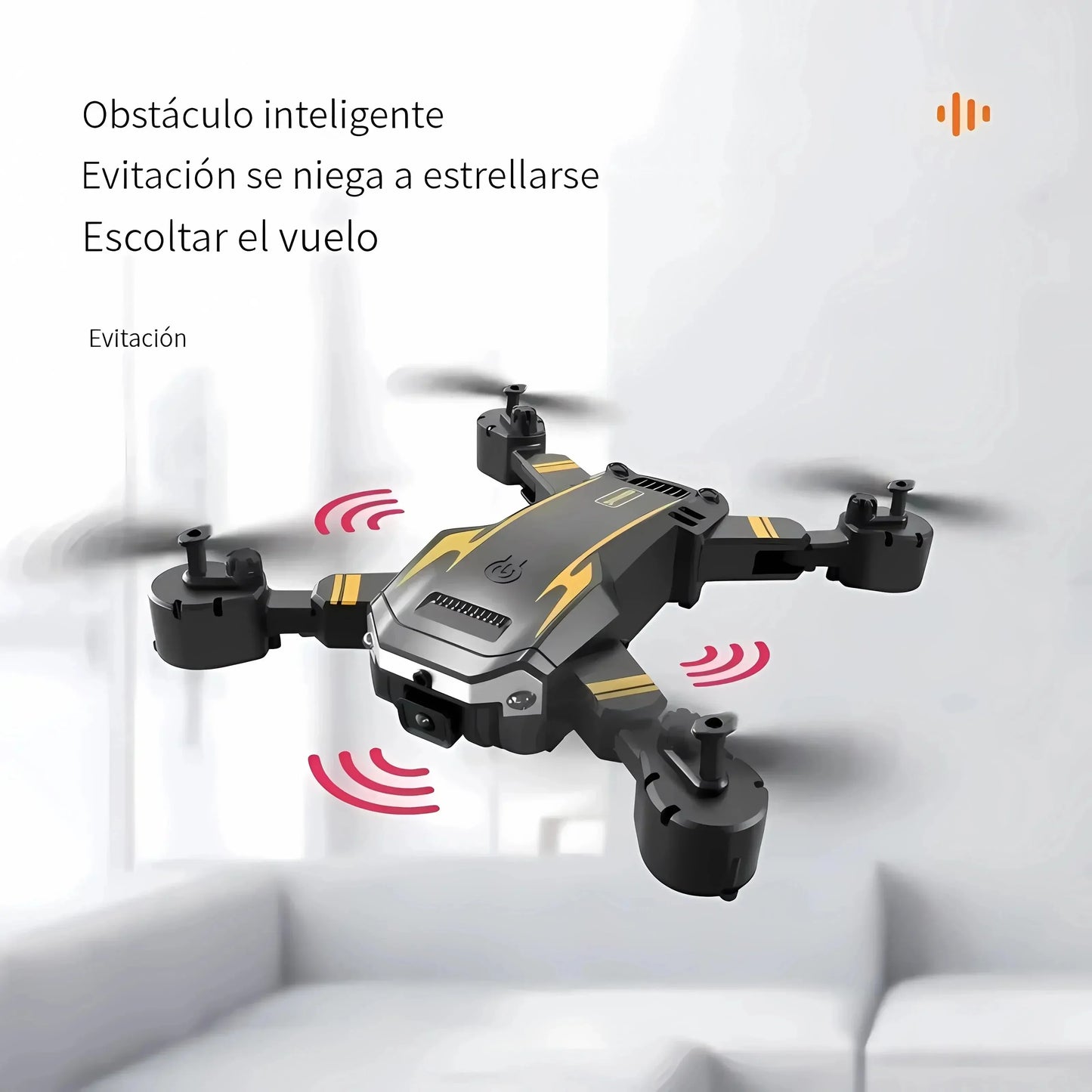 Quadro-Copter Drone That Can Avoid Obstacles, Dual-Cam