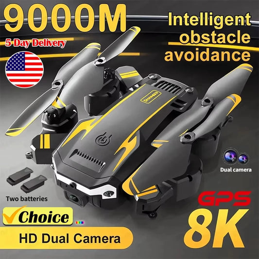Quadro-Copter Drone That Can Avoid Obstacles, Dual-Cam